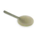 A large Mughal-style carved celadon jade ladle Qing dynasty, 18th/19th century The cylindrical ...