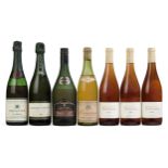 A selection of still and sparkling wines, comprising: Jaboulet-Isnard Hermitage, 1966, a single b...