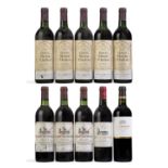 A selection of wines from Saint-Julien, comprising: Château Beychevelle 4eme Cru Classé, 1983, th...