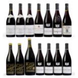 A selection of French wines from various regions, comprising: M. Chapoutier La Croix des Grives, ...
