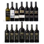 A selection of Old and New World wines, comprising: Bodegas La Vina Palacio del Conde Gran Reserv...