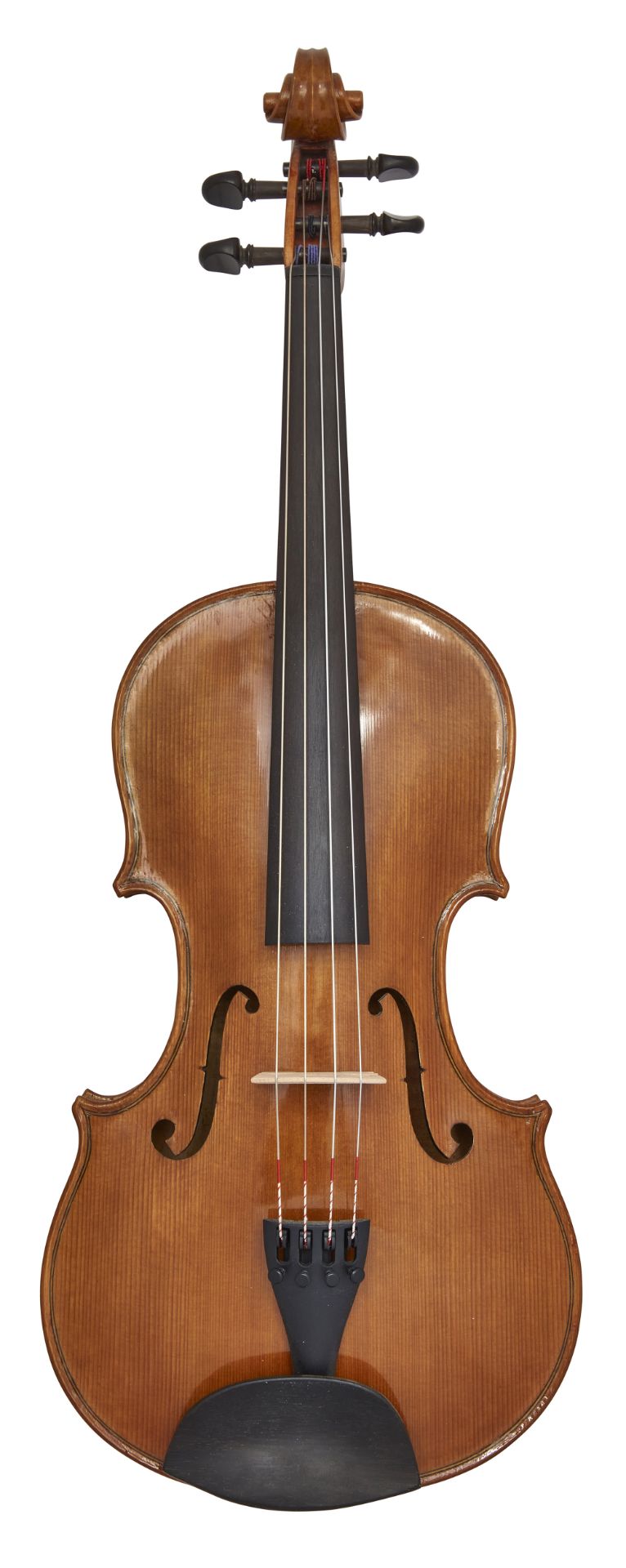 An English viola, 20th century, 16'' two piece back, with case