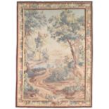 AMENDMENT: The date of this tapestry is second half 20th century - A French pastoral tapestry, Au...