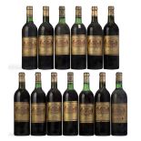 Château Batailley 5eme Cru Classé, Pauillac, a selection comprising: a single 1975 bottle; six 19...