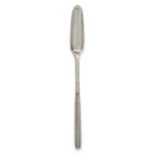 A George III silver marrow scoop, London,1764, Thomas & William Chawner, of conventional form, en...