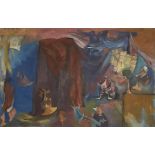 John Melville,  British 1902-1986 -  Decline & Fall (or 'The Ship of Fools'), 1963;  oil on can...