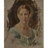 Reginald Grenville Eves,  British 1876-1941 -  Portrait of Lady Leonora [?];  oil on canvas, si...