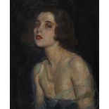 Nikolaus Schattenstein,  Lithuanian/American 1877-1954 -  Portrait of a lady;  oil on canvas, s...