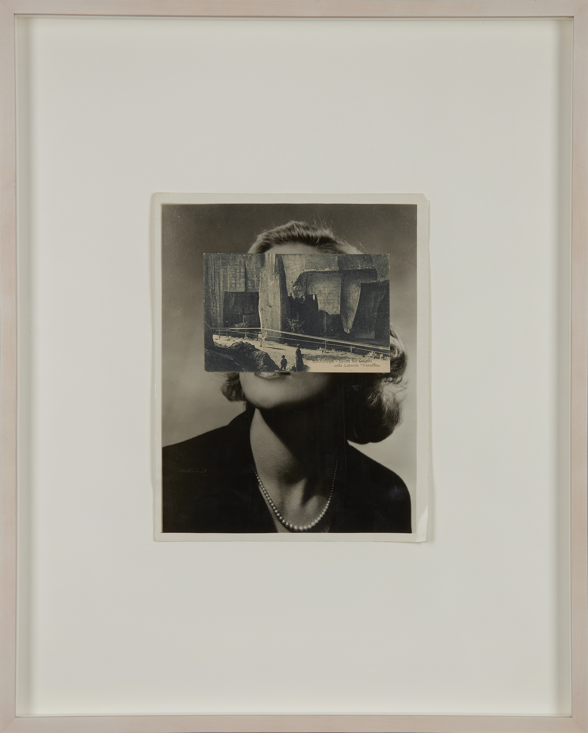 John Stezaker,  British b.1949 -  Mask LXII, 2007;  collage, 25.5 x 20.2 cm (ARR)  Provenance:... - Image 2 of 3