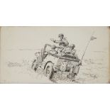 Charles Johnson Payne 'Snaffles',  British 1884-1967 -  Tailpiece;  ink on paper, signed lower ...