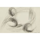 Robert Adams,  British 1917-1984 -  Untitled drawing, 1957;  conté pencil on paper, signed and ...