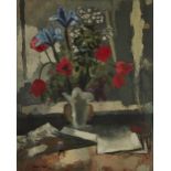 Roland Oudot,  French 1897-1981 -  Floral still life, 1931;  oil on canvas, signed and dated lo...