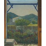 Arthur Segal,  Romanian 1875-1944 -  Palma de Mallorca, 1935;  oil on panel, signed and dated l...