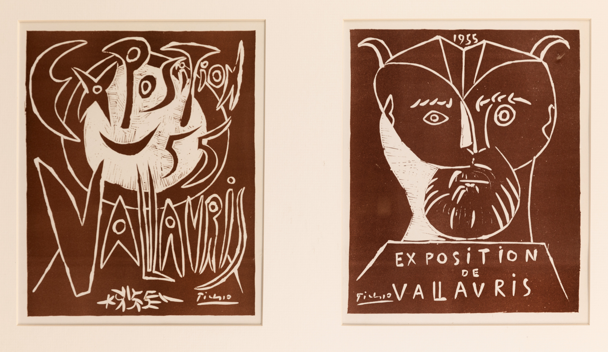 Pablo Picasso, Spanish 1881-1973, Vallauris Exposition 1955, 1959; Vallauris Exposition 1955, 19...
