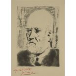 Pablo Picasso, Spanish 1881-1973, Portrait de Vollard II, from: La Suite Vollard, 1937; aquatin...