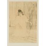 After Henri de Toulouse-Lautrec, French 1864-1901, Cissy Loftus, 1894; lithograph on wove,  mon...