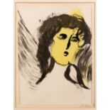 Marc Chagall, Russian/French 1887-1985, The Angel, 1956 [Mourlot 120]; lithograph printed in co...