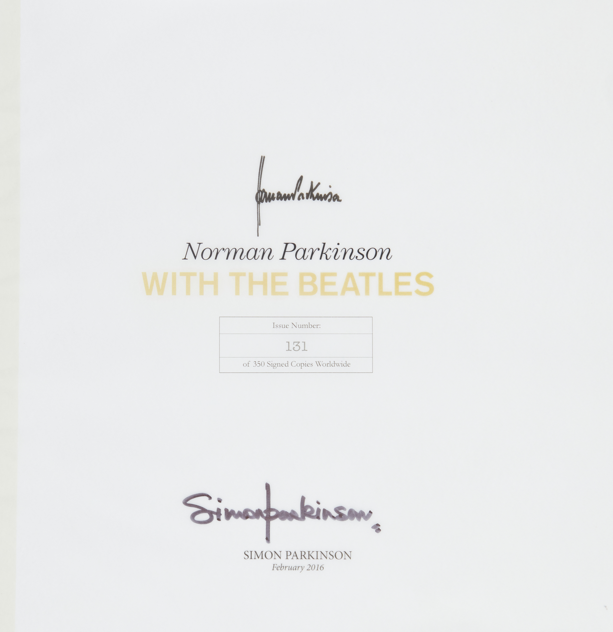Norman Parkinson CBE,  British 1913-1990, Norman Parkinson With The Beatles, 2016;  hardback mo... - Image 2 of 4