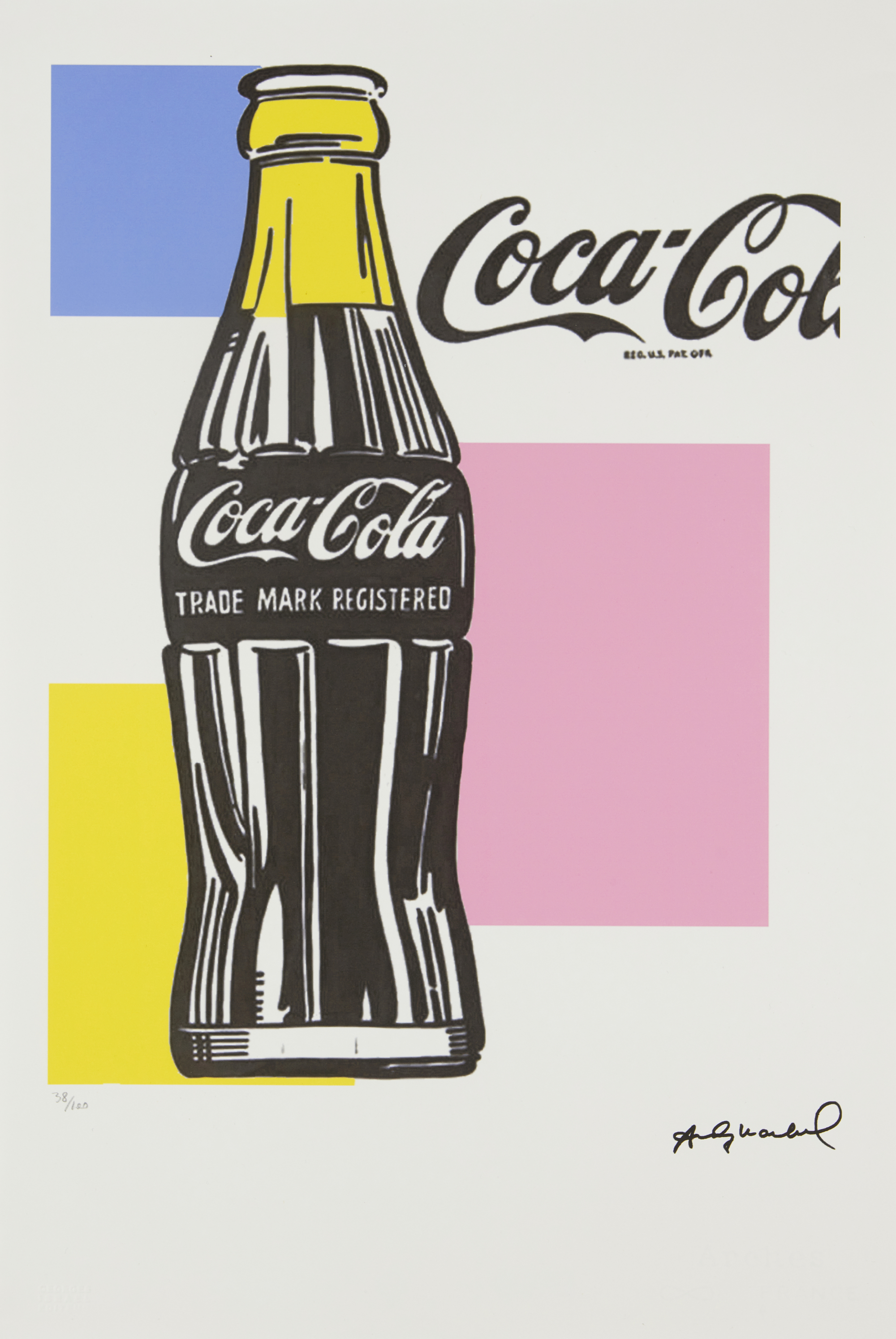After Andy Warhol, American 1962-1987, Coca Cola;  offset lithograph in colours on Arches paper...