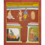 To be Sold without Reserve An illustration to a Sat Sai series of Bihari: Krishna and Radha, Amb...