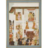 To be Sold without Reserve Shah Jahan receiving the Persian Safavid ambassador Ali Mardan Khan, ...