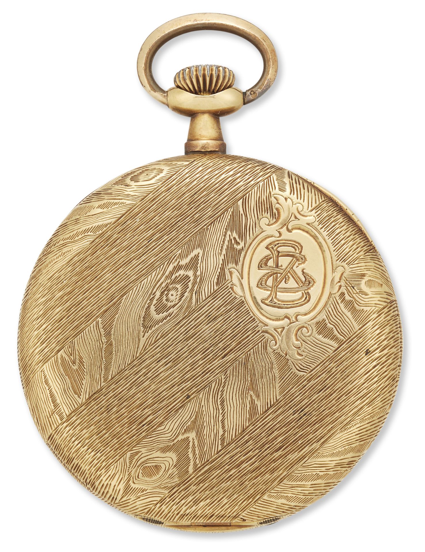 Swiss. An 18ct gold keyless wind open face pocket watch Circa 1910 Jewelled keyless wind movement... - Image 2 of 2