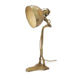 Vienna School  Seccessionist style wall mounted light, early 20th century  Brass  Unmarked  Appr...