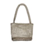 Attributed to Paco Rabanne (1934-2023)  Chainmail handbag, circa 1960/70  Steel  59cm high, 35cm...