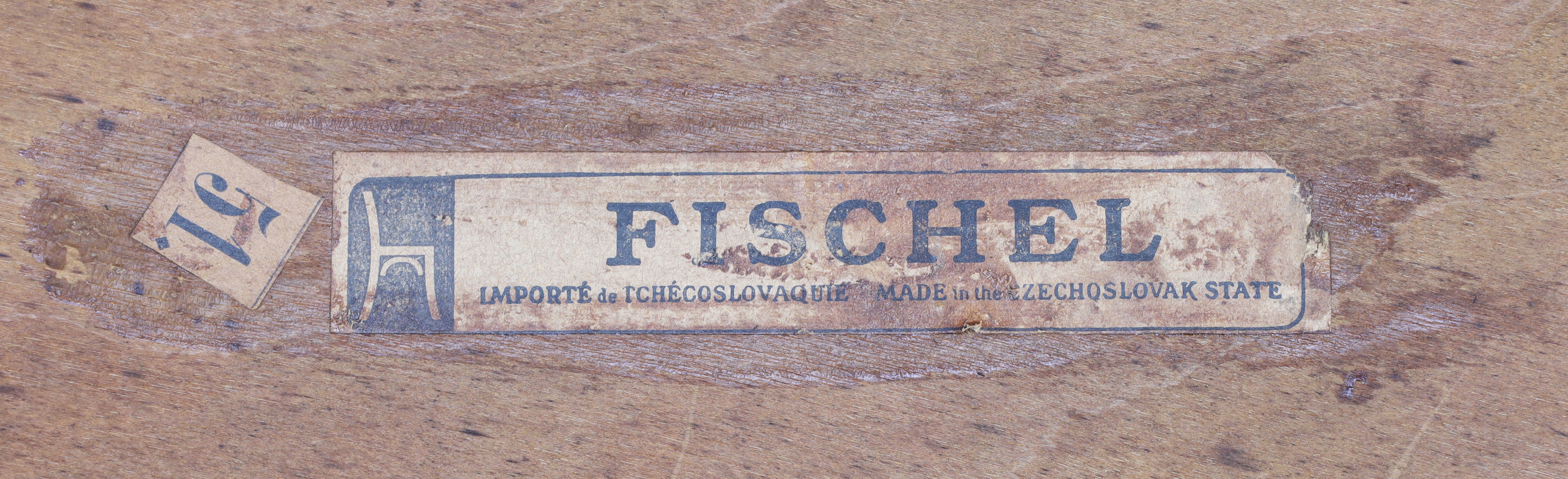 Fischel  Art Deco hostess / bar trolley, circa 1930  Faux walnut veneer, rubber  Manufacturer's ... - Image 2 of 2