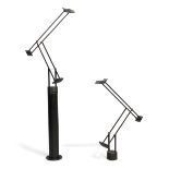 Richard Sapper (1932-2015) for Artemide  'Tizio' floor lamp, together with matching desk lamp, c...