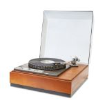 Garrard  '401' turntable, circa 1965   Teak, Perspex, mixed media  21cm high, 47cm square  We d...