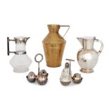 Style of Christopher Dresser for Elkington, Richard Perry & Son, Lingard & Baker  A claret jug, ...