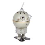 Satco  Robot lamp together with original box, circa 1970  Steel, lacquered and chromed metal  22...