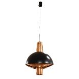 Stilnovo  Model '1228' ceiling light, circa 1960  Copper, lacquered metal  Applied manufacturer'...