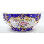 AMENDMENT: Please note, this bowl is a 19th century Samson porcelain copy of a Rockingham Brameld...