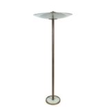 Fontana Arte lamp base with non associated shade also by Fontana Arte, circa 1940/50, glass, bras...