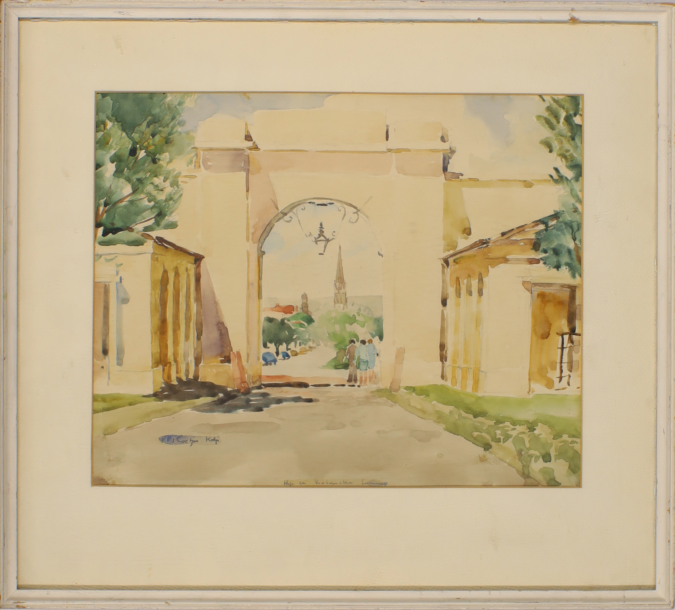 South African school,  20th century -  High in Grahamstown Summer;  watercolour on paper, indis... - Image 2 of 3