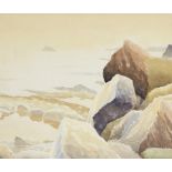 Ernest Eric Newton,  British 1901-1970-  Rocquaine;  watercolour on paper, signed lower right '...