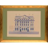 Andras Kaldor,  Hungarian b. 1938 -  Trafalgar House, 1989;  digital print on paper, signed low...