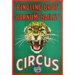 Two posters for Ringling Bros. and Barnum & Bailey Circus, 'The Greatest Show on Earth', screenpr...