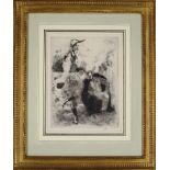 Paul-Albert Besnard, French 1849-1934, Confidences, 1900; etching on wove,  signed in pencil, p...