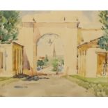 South African school,  20th century -  High in Grahamstown Summer;  watercolour on paper, indis...