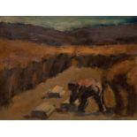 Josef Herman OBE RA, Polish/British 1911-2000 -  Harvester, 1963;  oil on canvas, signed, title...