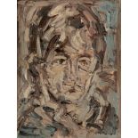Robert Speight, British late 20th Century -  Portrait of a Friend (Agi Katz);  oil on board, 43...