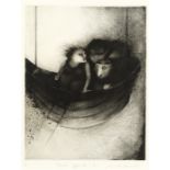 Ana Maria Pacheco, Brazilian b.1943 -  Terra Ignota-2, 1993; drypoint on paper, drypoint on pap...
