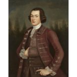 Circle of John Wollaston the Younger,  British 1710-1775-  Portrait of Reverend William Mellish,...