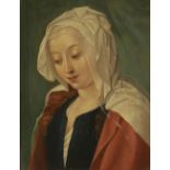 Manner of Joos van Cleve,  Netherlandish, early 19th century-  Portrait of a lady, bust-length, ...