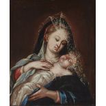 After Giovanni Battista Salvi, called Il Sassoferrato, Italian 1609-1685-  Madonna and Child;  ...