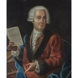 Italian School,  18th Century-  Portrait of Gregorio Lorenzo Babbi (1708–1768);  oil on canvas ...