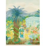 Lennart Martin Jirlow, Swedish 1936-2020, Untitled;  lithograph in colours on wove,  signed and...